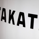 A photo of the Takata logo on a building in Japan.